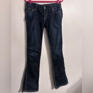 Women’s Jeans Long Inseam Low Rise Flares Size 31